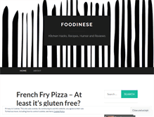 Tablet Screenshot of foodinese.com